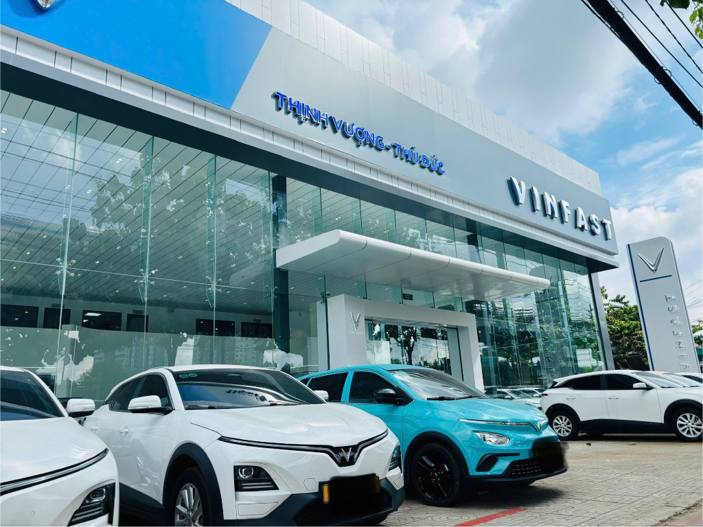 Showroom VinFast Thủ Đức Mặt tiền phía trước
